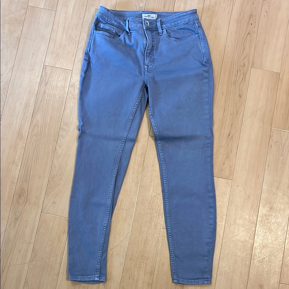 Vineyard Vines Gray Skinny Jeans size 29 High Rise